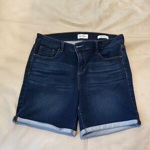 Jessica Simpson Dark Blue Jean Shorts